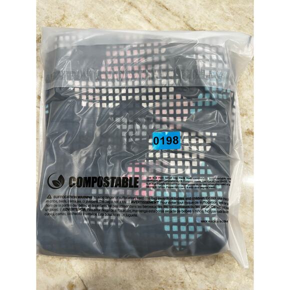 Trina Turk Geometric Pixel Print Faux Wrap Skirt | Cotton Lined | Fits Size 6 - Picture 9 of 9